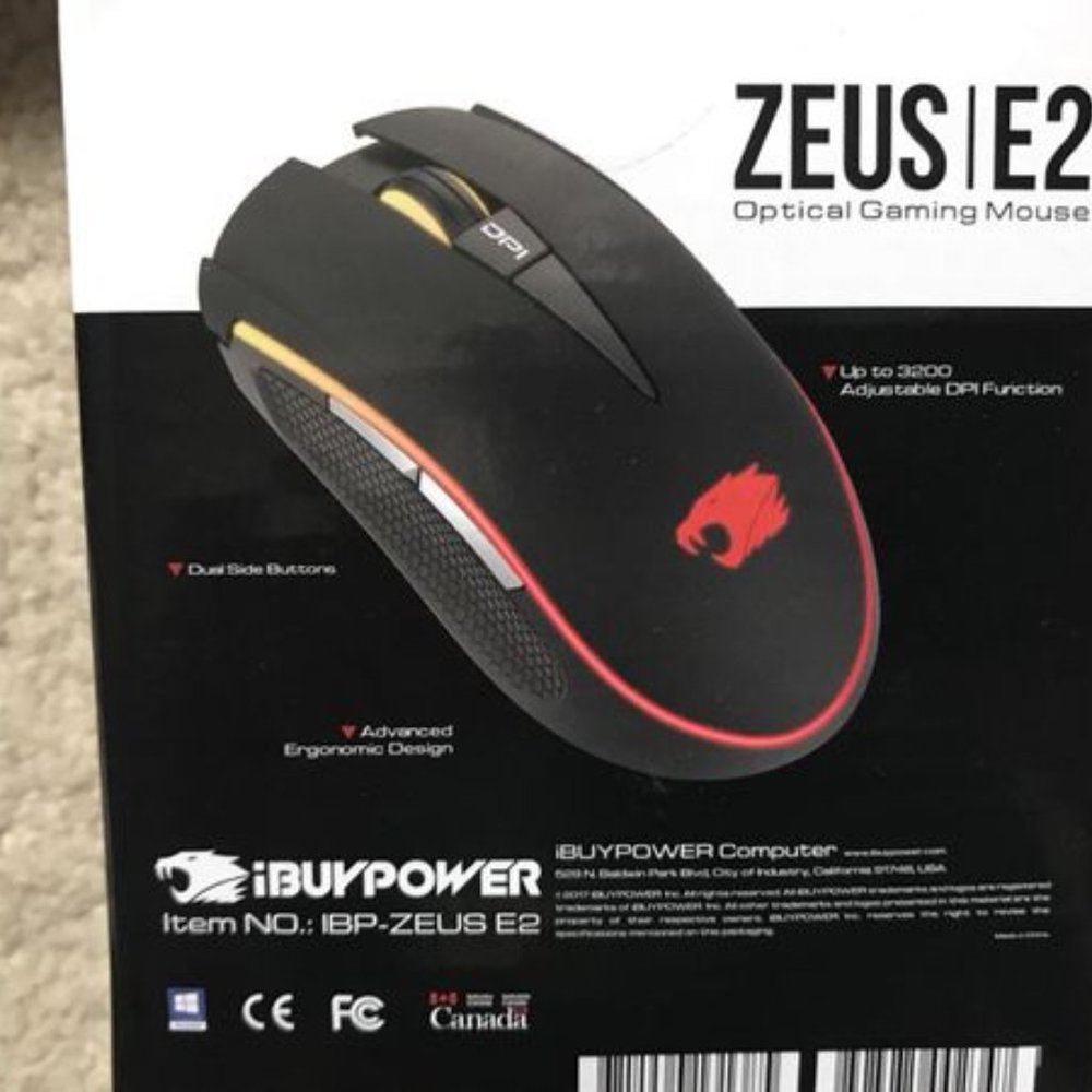 iBuyPower GMS5001 Optical Gaming Wired MOUSE
